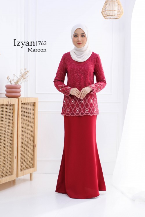 IZYAN KURUNG MODERN (MAROON) 763 / P763