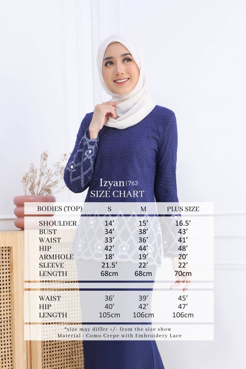 IZYAN KURUNG MODERN 763(SKIRT)ONLY#