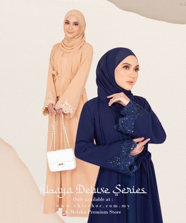 SP9093# SUPER PLUS SIZE ABAYA DELUXE SERIES