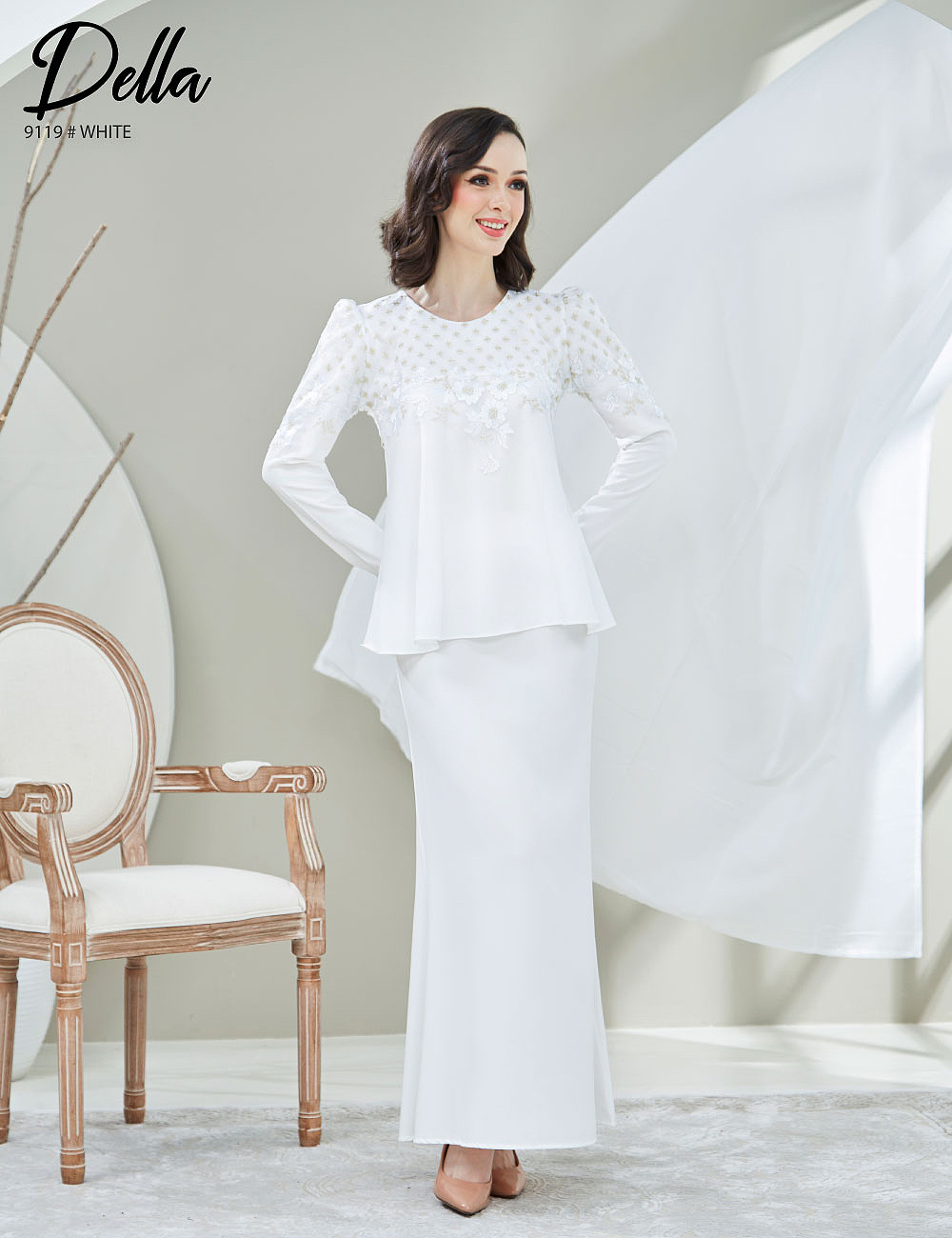 Baju kurung hotsell lace 2018